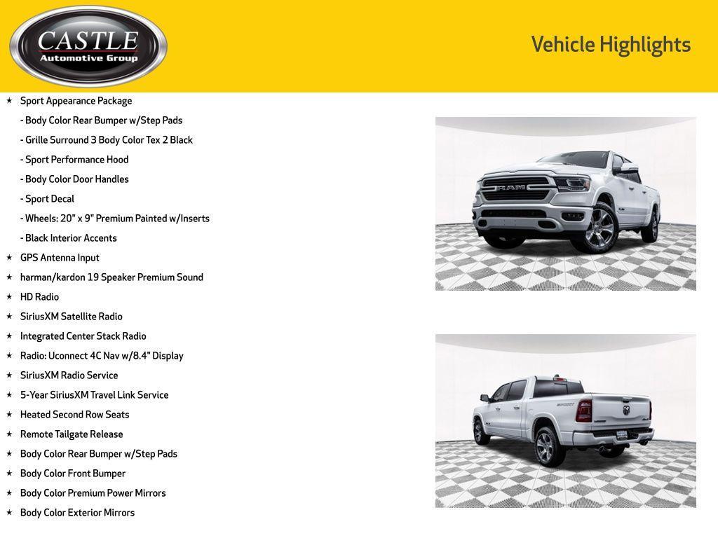 used 2021 Ram 1500 car, priced at $37,977