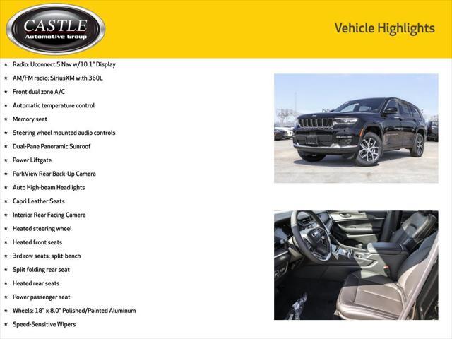 new 2025 Jeep Grand Cherokee L car, priced at $45,994