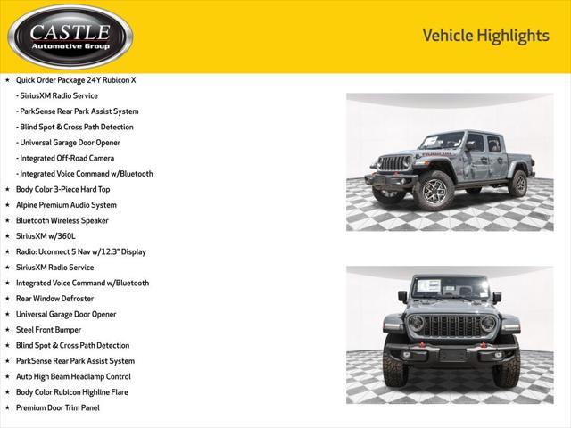 new 2025 Jeep Gladiator car, priced at $53,475