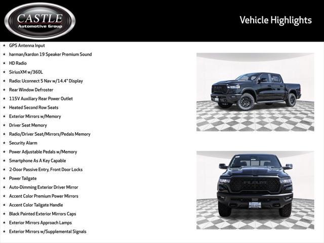 new 2025 Ram 1500 car, priced at $63,334