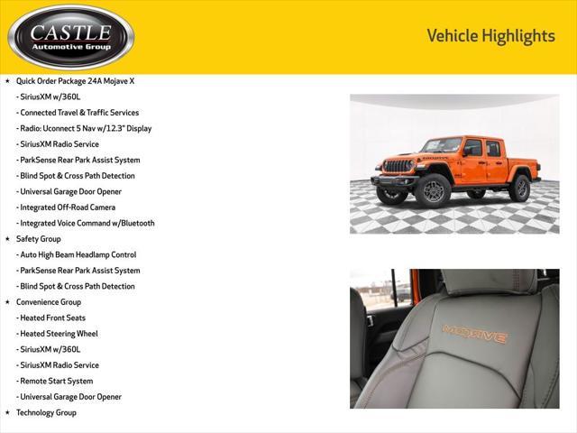 new 2025 Jeep Gladiator car, priced at $52,617