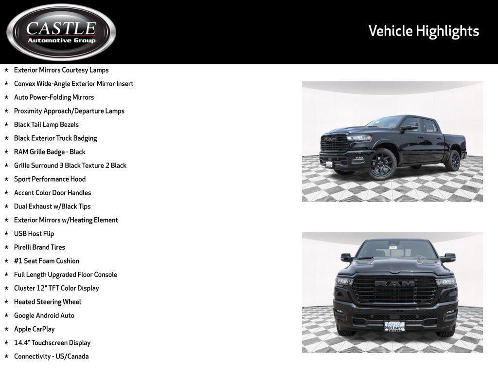 new 2025 Ram 1500 car, priced at $60,521