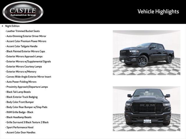 new 2025 Ram 1500 car, priced at $60,521