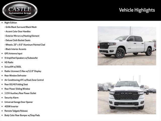 new 2025 Ram 1500 car, priced at $49,705
