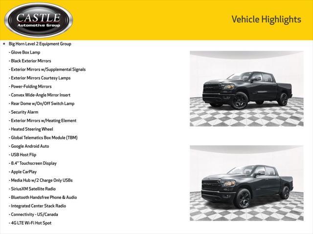 used 2022 Ram 1500 car, priced at $39,177