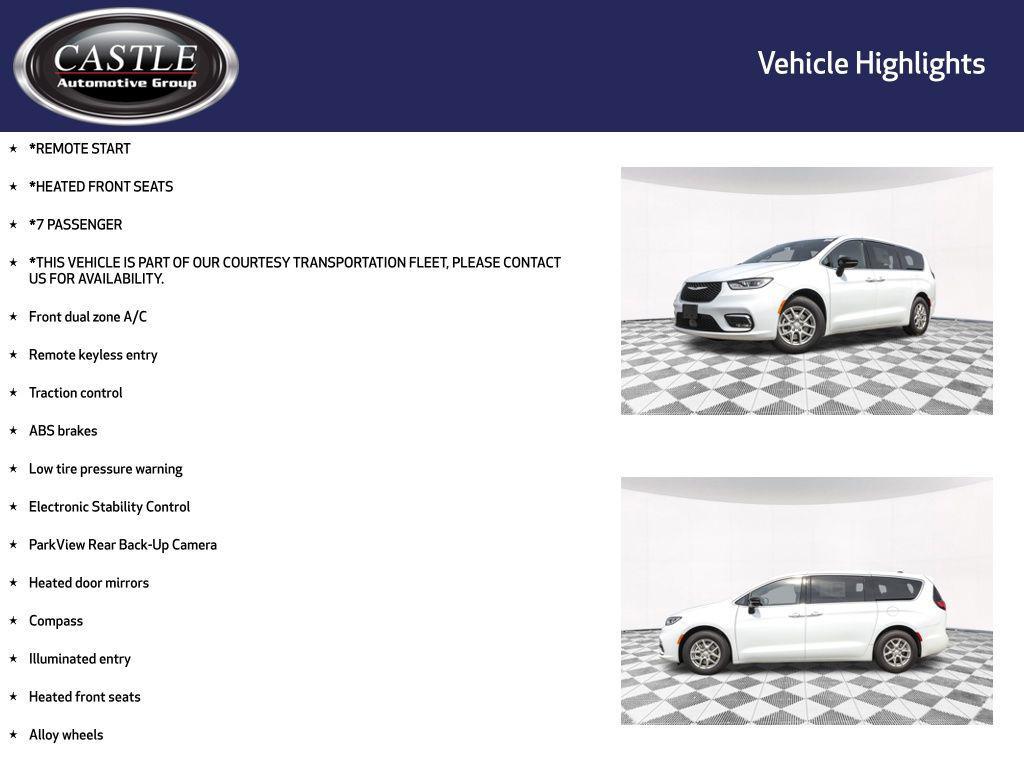 new 2026 Chrysler Pacifica car, priced at $40,038
