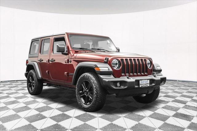 used 2021 Jeep Wrangler Unlimited car, priced at $28,777