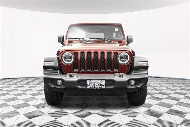 used 2021 Jeep Wrangler Unlimited car, priced at $28,777