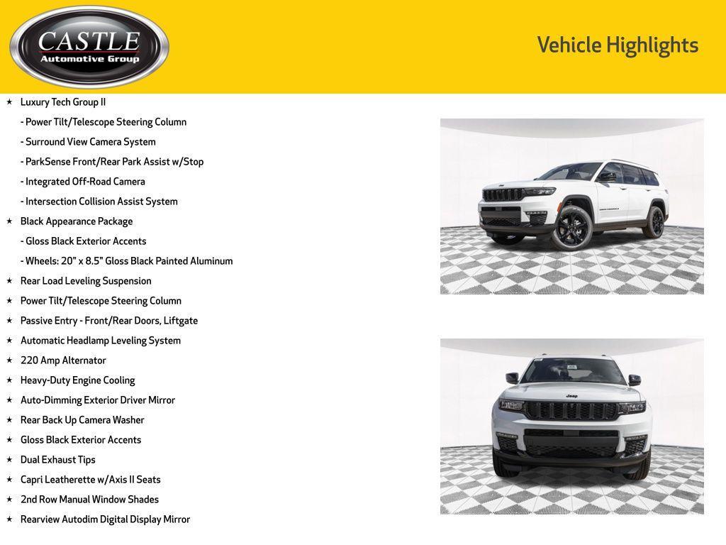 new 2025 Jeep Grand Cherokee L car, priced at $49,690