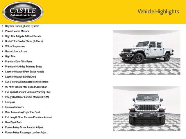 new 2025 Jeep Gladiator car, priced at $43,732