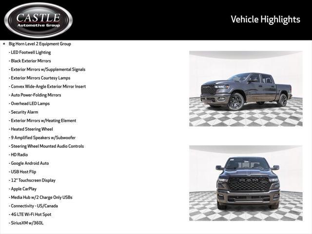 new 2025 Ram 1500 car, priced at $48,753