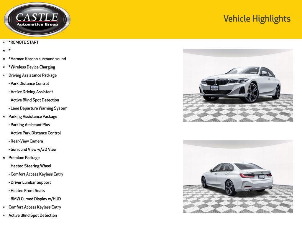 used 2023 BMW 330 car, priced at $36,977