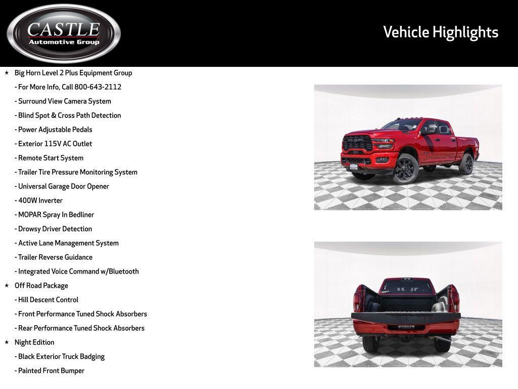 new 2026 Ram 2500 car, priced at $61,404