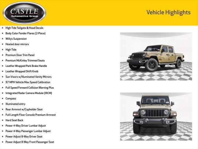 new 2025 Jeep Gladiator car, priced at $42,327