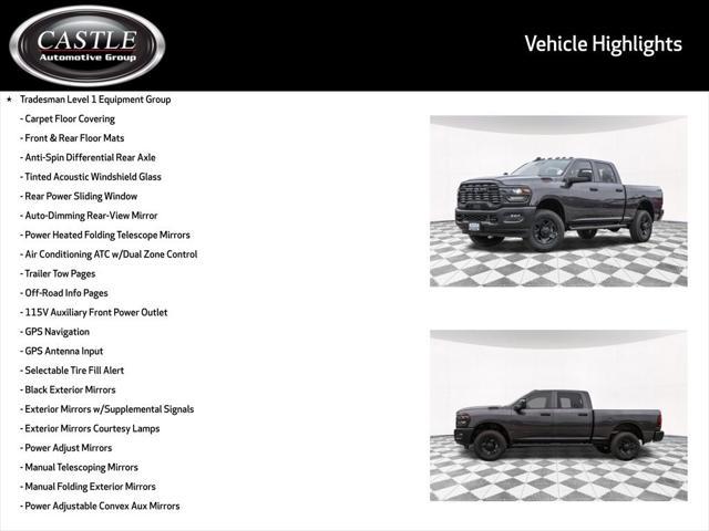 new 2025 Ram 2500 car, priced at $52,517