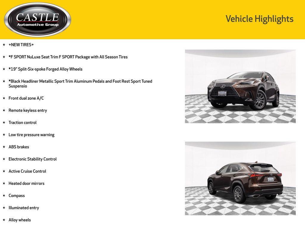 used 2019 Lexus NX 300 car, priced at $26,477