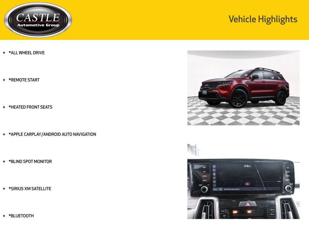 used 2022 Kia Sorento car, priced at $21,977