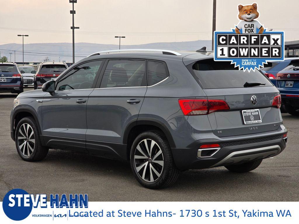 used 2023 Volkswagen Taos car, priced at $23,359