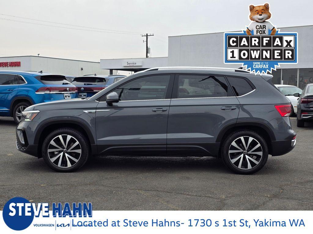 used 2023 Volkswagen Taos car, priced at $23,359
