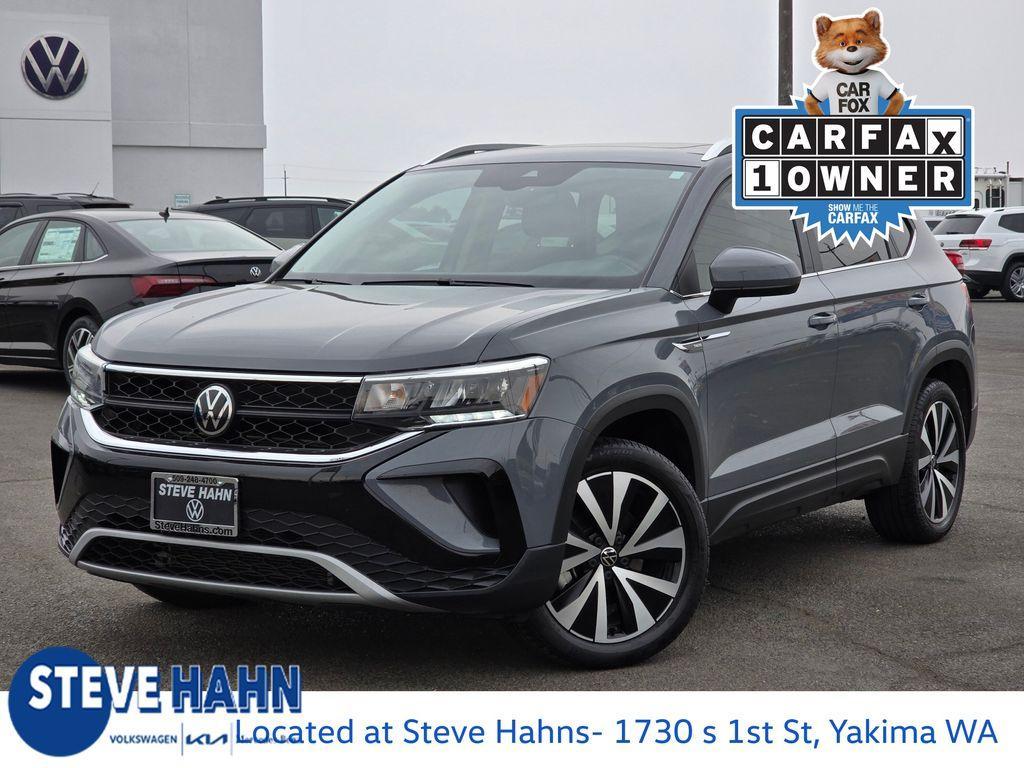 used 2023 Volkswagen Taos car, priced at $23,359