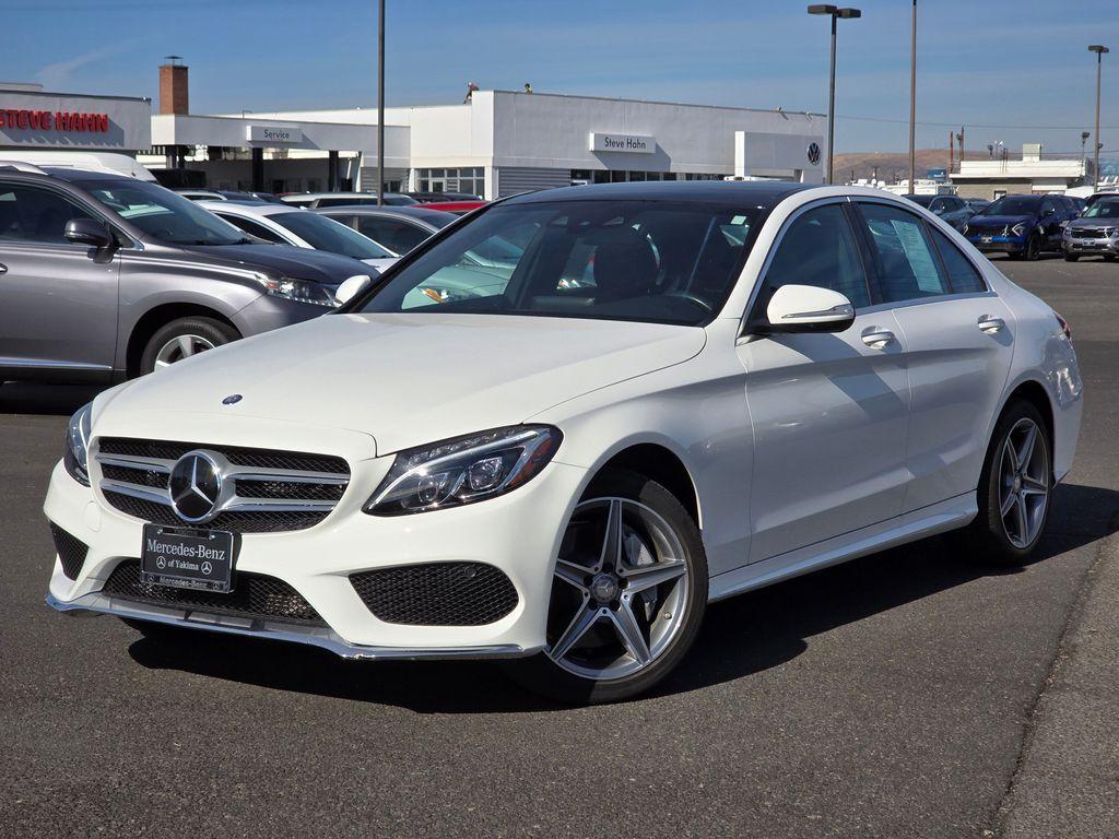 used 2015 Mercedes-Benz C-Class car, priced at $21,999