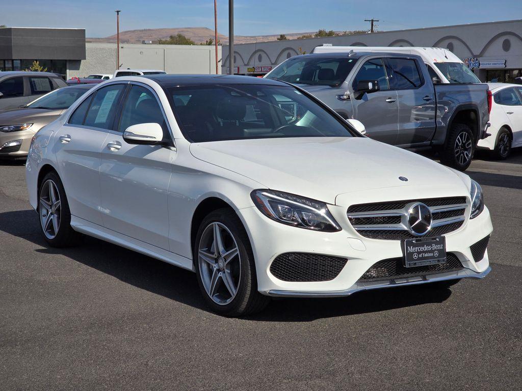 used 2015 Mercedes-Benz C-Class car, priced at $21,999