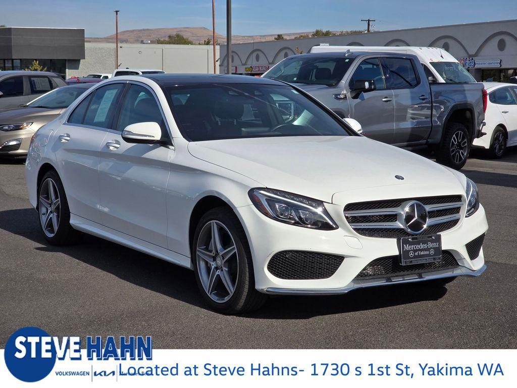 used 2015 Mercedes-Benz C-Class car, priced at $25,995