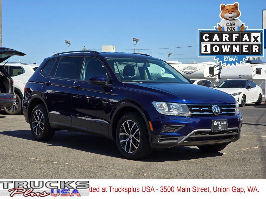 used 2021 Volkswagen Tiguan car, priced at $18,198
