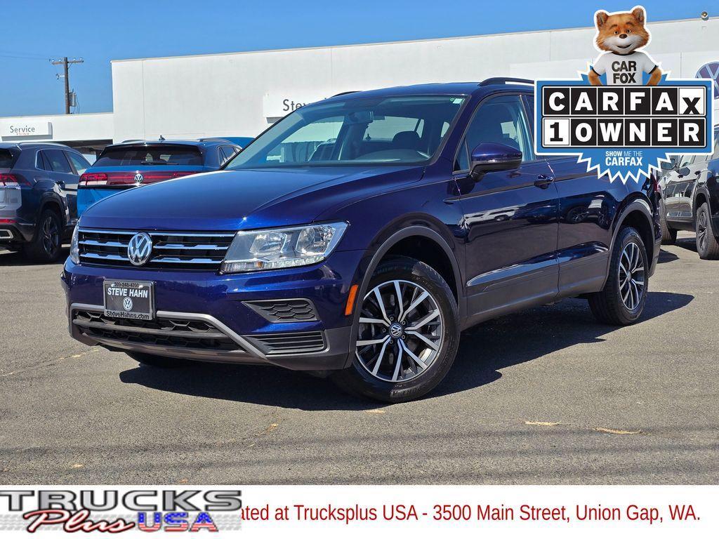 used 2021 Volkswagen Tiguan car, priced at $18,198