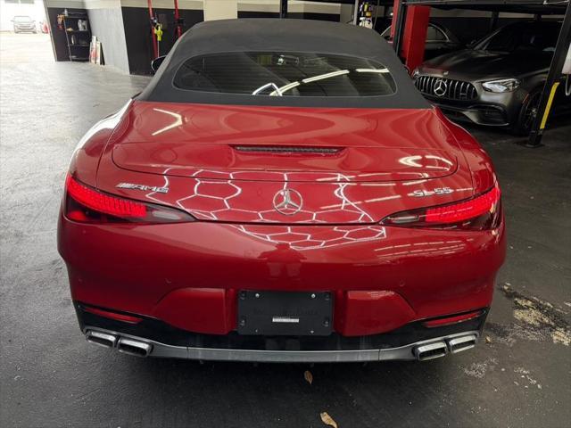 used 2022 Mercedes-Benz AMG SL 55 car, priced at $78,995