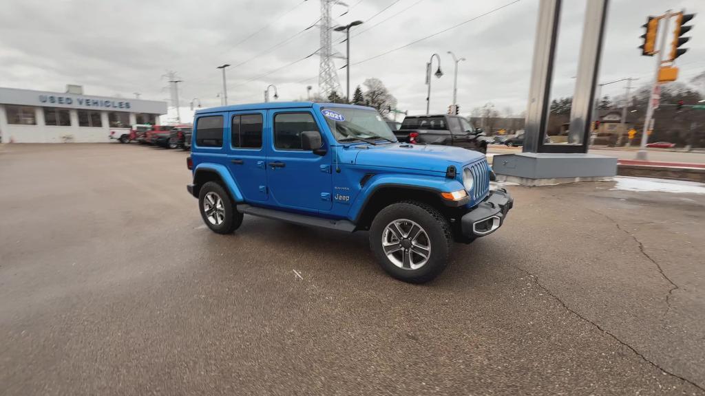 used 2021 Jeep Wrangler Unlimited car, priced at $34,899