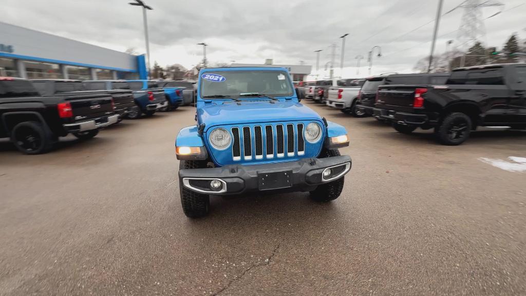 used 2021 Jeep Wrangler Unlimited car, priced at $34,899