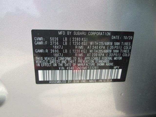 used 2021 Subaru Outback car, priced at $27,545