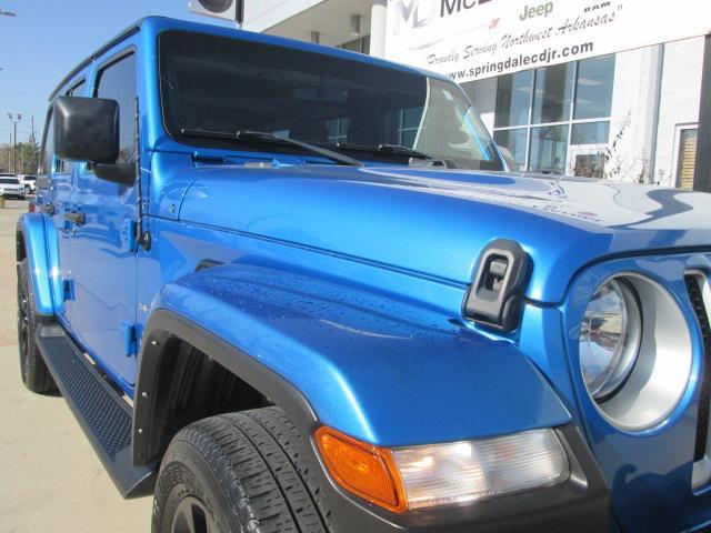 used 2021 Jeep Wrangler Unlimited car, priced at $34,500