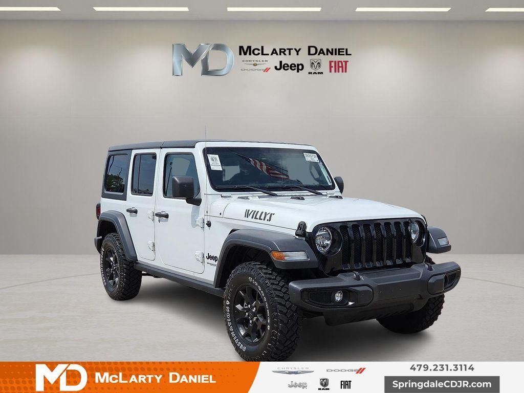 used 2020 Jeep Wrangler Unlimited car, priced at $28,604
