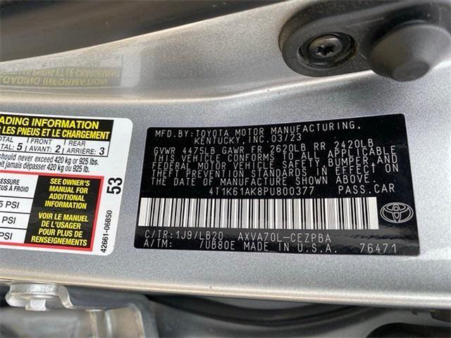 used 2023 Toyota Camry car, priced at $27,914