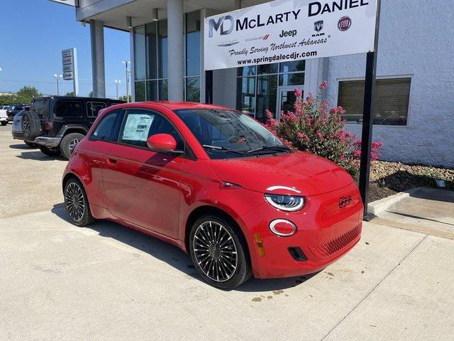 new 2024 FIAT 500e car, priced at $29,595