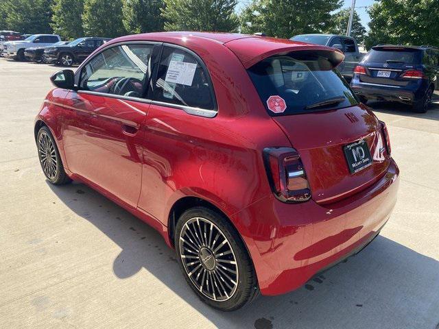 new 2024 FIAT 500e car, priced at $29,595