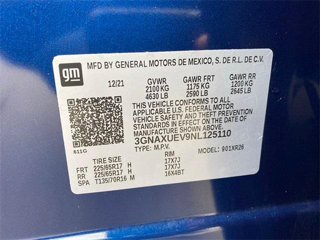 used 2022 Chevrolet Equinox car, priced at $20,953