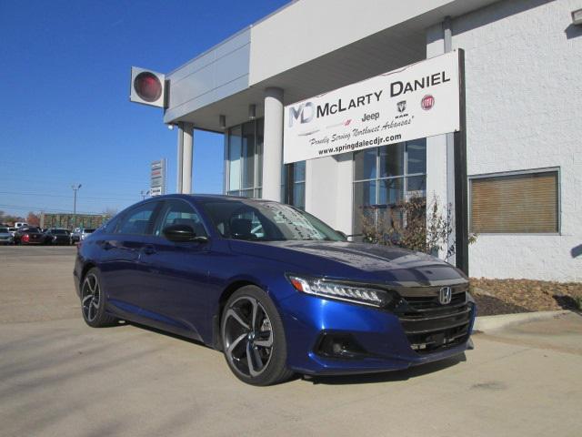 used 2021 Honda Accord car, priced at $22,500