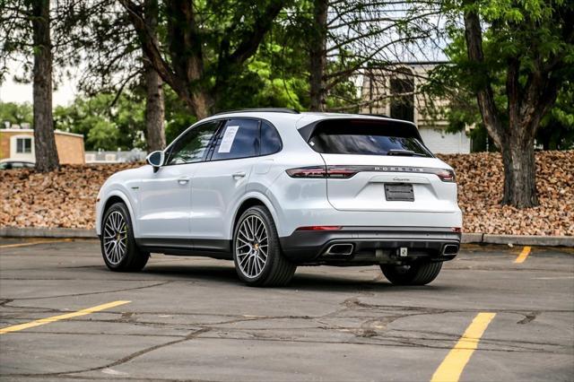 used 2021 Porsche Cayenne E-Hybrid car, priced at $54,995