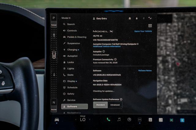 used 2022 Tesla Model X car, priced at $47,995