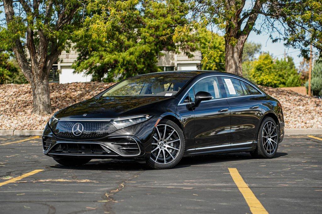 used 2023 Mercedes-Benz EQS 580 car, priced at $56,995