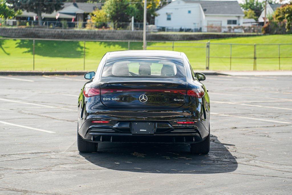 used 2023 Mercedes-Benz EQS 580 car, priced at $56,995