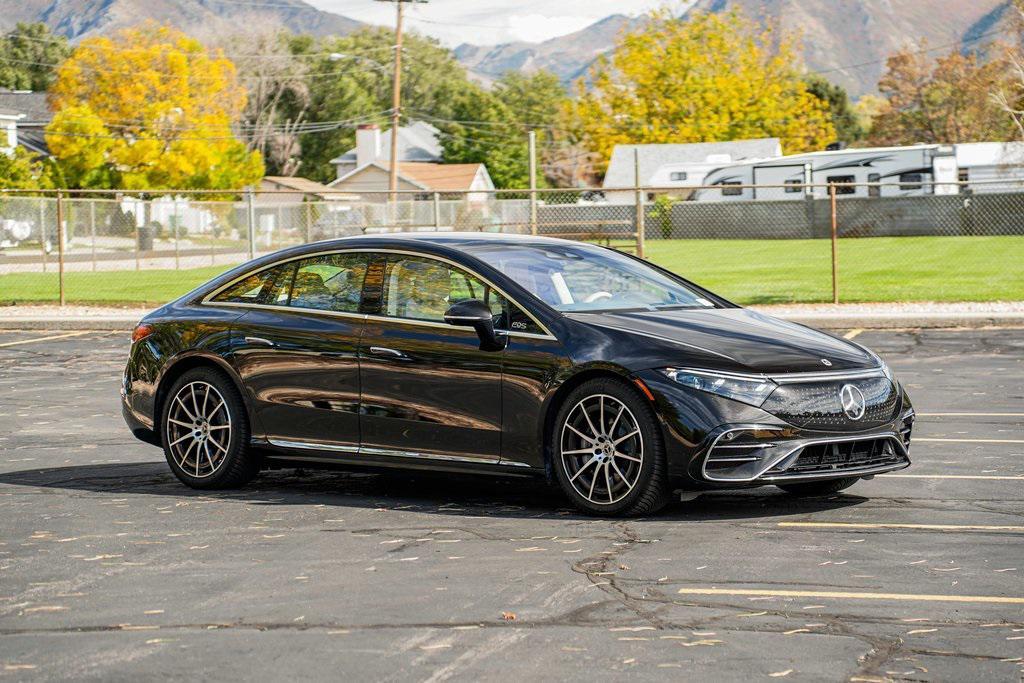 used 2023 Mercedes-Benz EQS 580 car, priced at $56,995