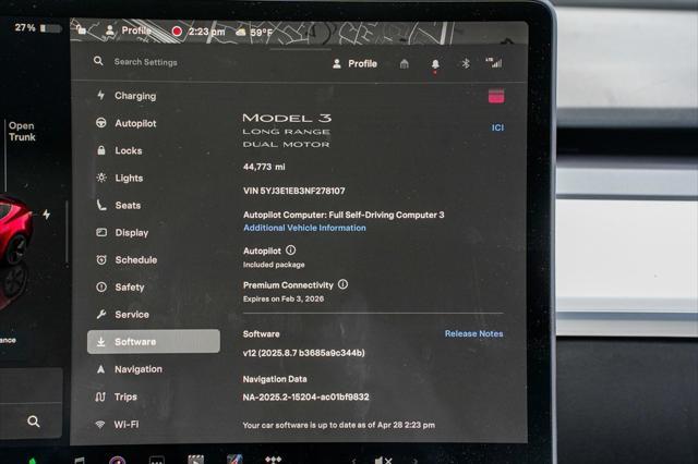 used 2022 Tesla Model 3 car, priced at $21,995