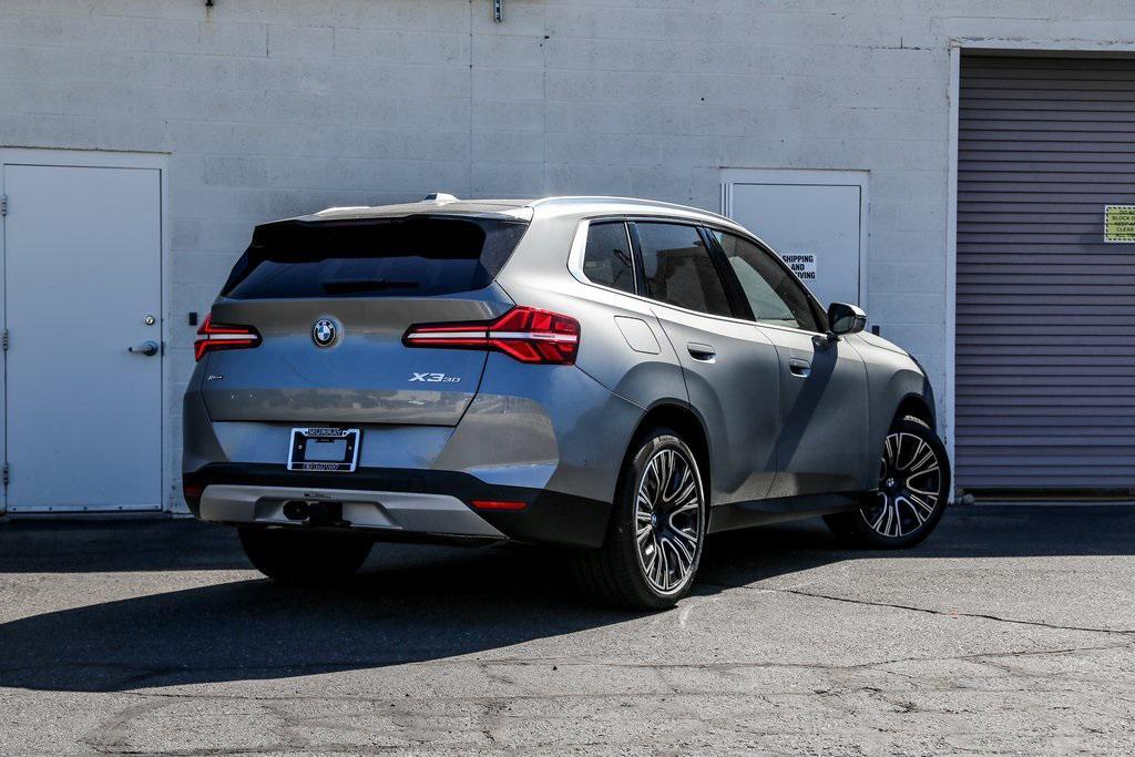 new 2025 BMW X3 car, priced at $58,185