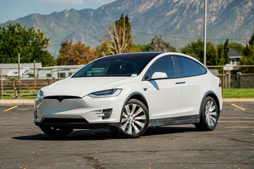 used 2020 Tesla Model X car, priced at $42,495