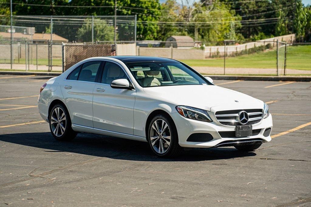 used 2018 Mercedes-Benz C-Class car, priced at $20,995