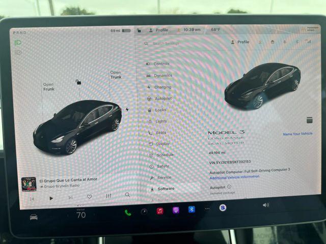 used 2019 Tesla Model 3 car, priced at $23,995